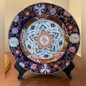 Hand Painted Plate, Mason Brand, 100 yrs old